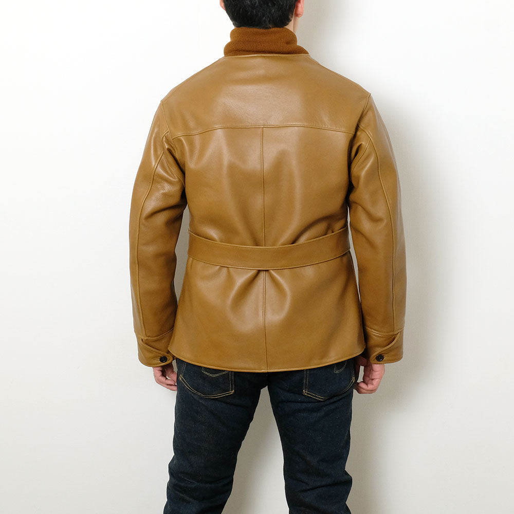 WAREHOUSE - ONE OF THE BEST - LEATHER COAT - 2204
