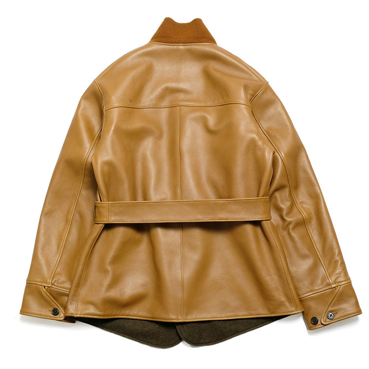 WAREHOUSE - ONE OF THE BEST - LEATHER COAT - 2204