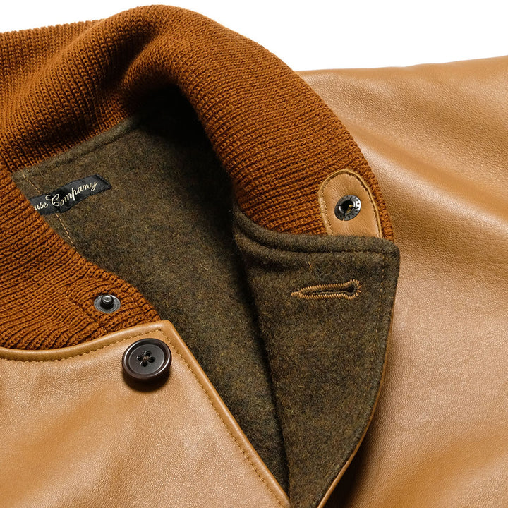 WAREHOUSE - ONE OF THE BEST - LEATHER COAT - 2204