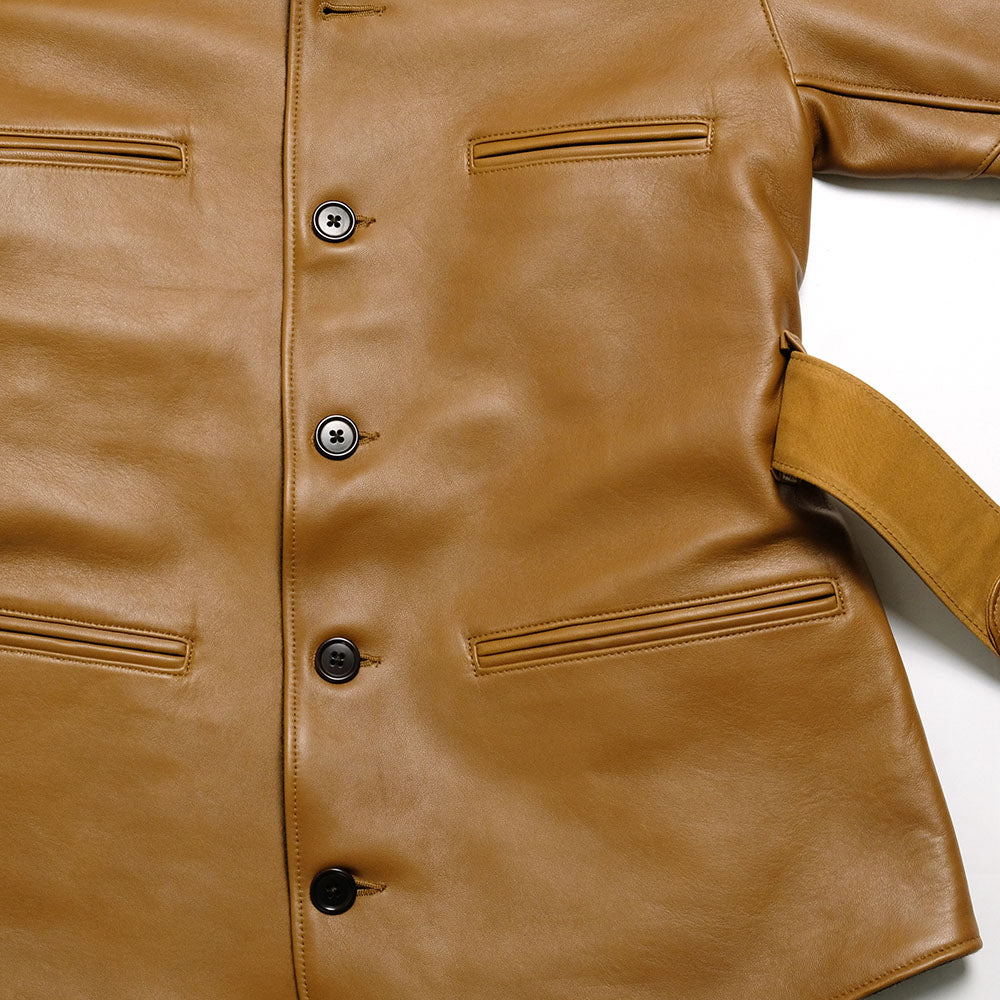 WAREHOUSE - ONE OF THE BEST - LEATHER COAT - 2204