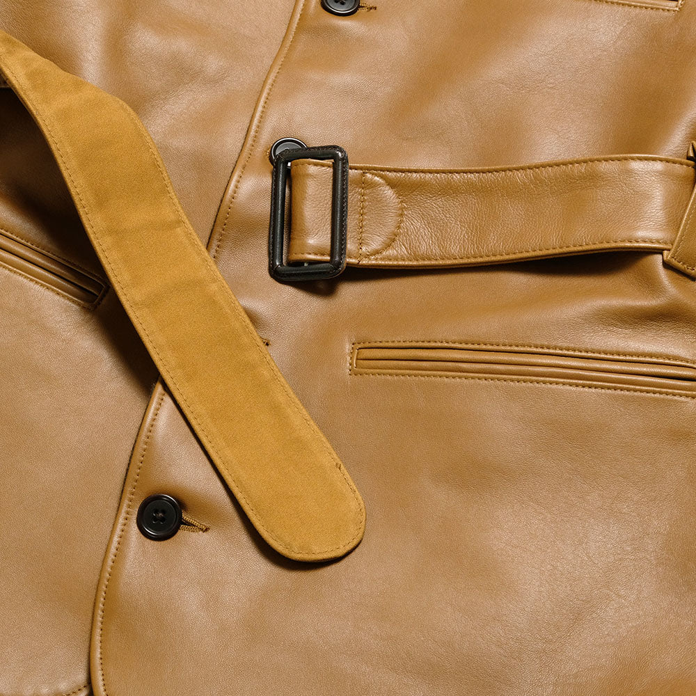 WAREHOUSE - ONE OF THE BEST - LEATHER COAT - 2204