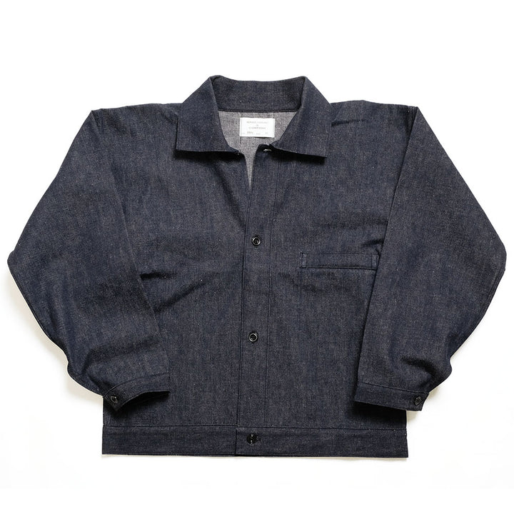 WAREHOUSE - Lot 2231 1900’S INDIGO BLUE and WHITE CHECK BLOUSE - 2231-1900