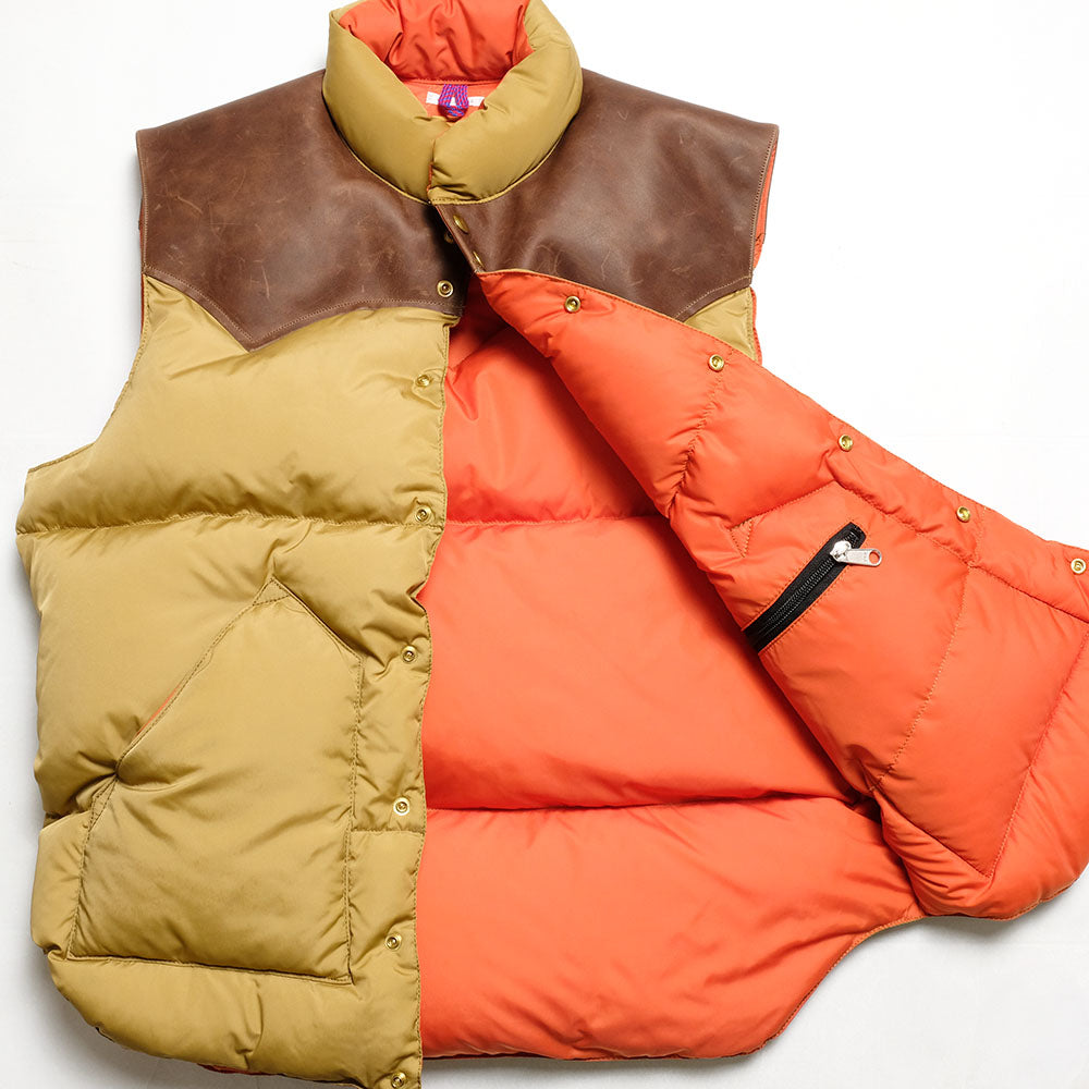 WAREHOUSE × Rocky Mountain Featherbed - NYLON DOWN VEST - 2234RM-25