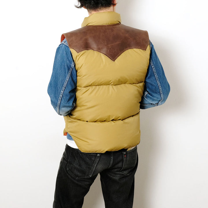 WAREHOUSE × Rocky Mountain Featherbed - NYLON DOWN VEST - 2234RM-25
