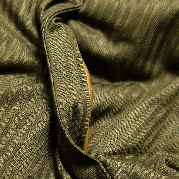 WAREHOUSE × Rocky Mountain Featherbed - HBT DOWN VEST - 2236RM-25