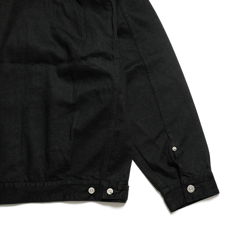 OLD JOE BRAND - LOWER FLAP POCKET JEAN JACKET - FADE BLACK - 241OJ-JK05