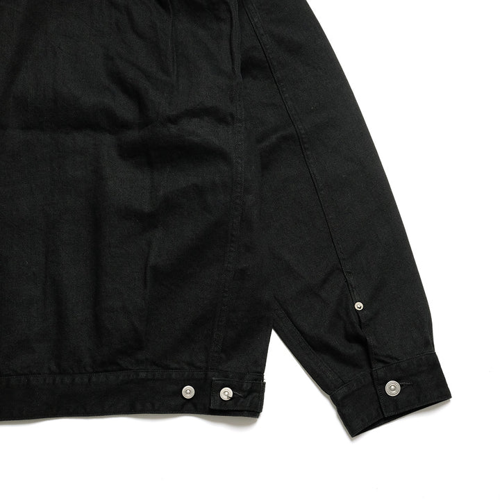 OLD JOE BRAND - LOWER FLAP POCKET JEAN JACKET - FADE BLACK - 241OJ-JK05