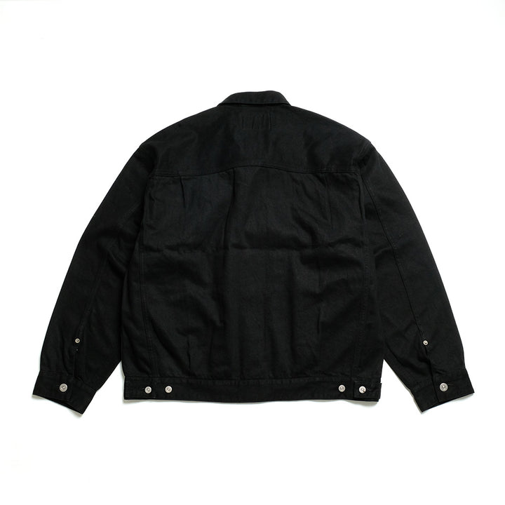 OLD JOE BRAND - LOWER FLAP POCKET JEAN JACKET - FADE BLACK - 241OJ-JK05