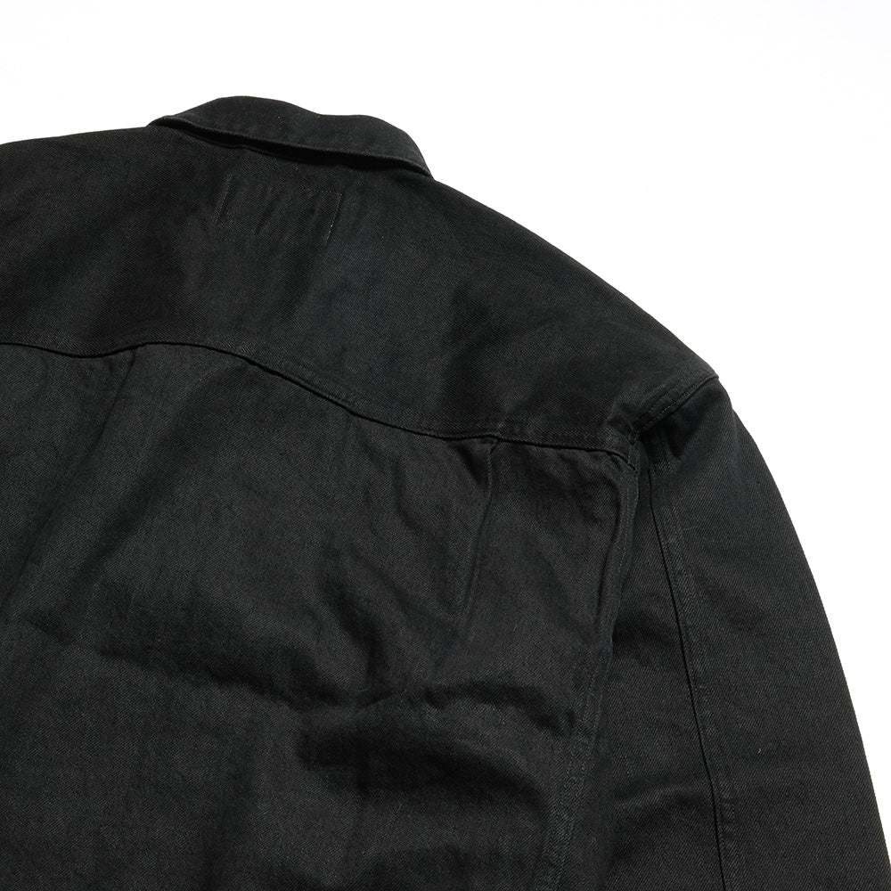 OLD JOE BRAND - LOWER FLAP POCKET JEAN JACKET - FADE BLACK - 241OJ-JK05