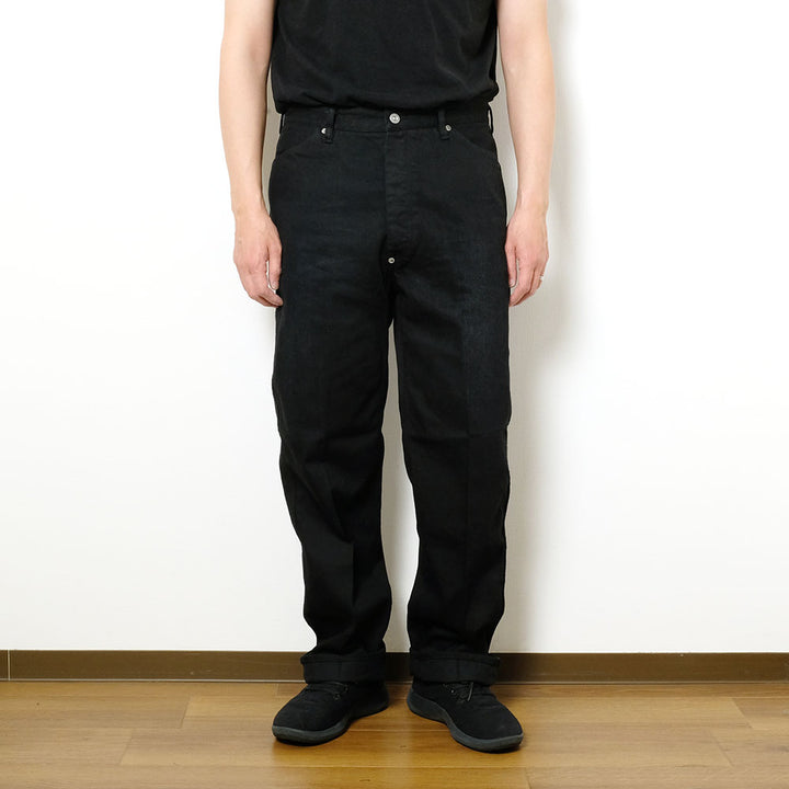 OLD JOE BRAND - FLAT-BACK JEAN TROUSER 946 - FADE BLACK - 241OJ-PT05