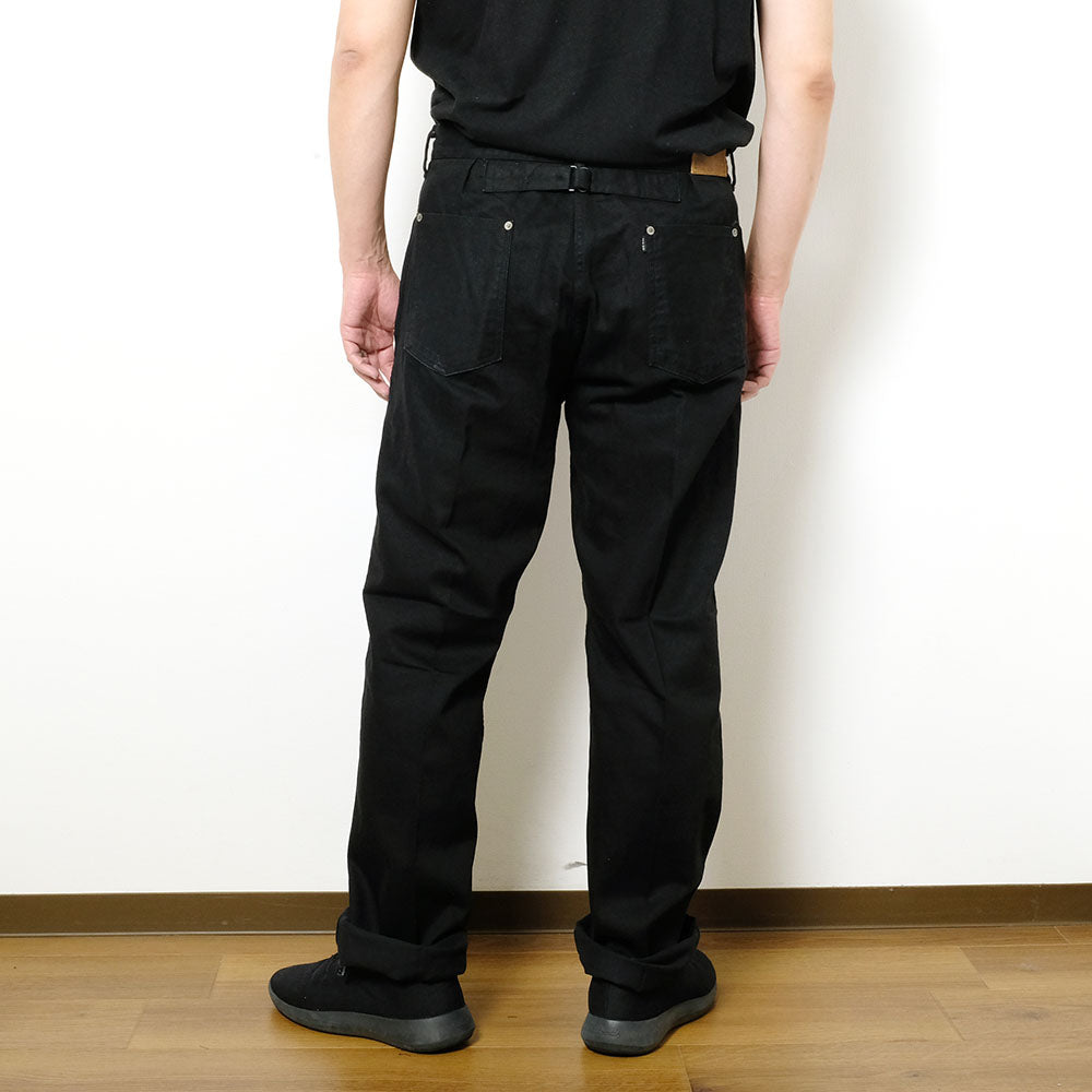 OLD JOE BRAND - FLAT-BACK JEAN TROUSER 946 - FADE BLACK - 241OJ-PT05