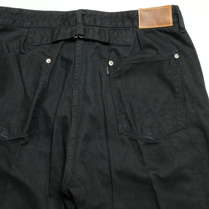 OLD JOE BRAND - FLAT-BACK JEAN TROUSER 946 - FADE BLACK - 241OJ-PT05