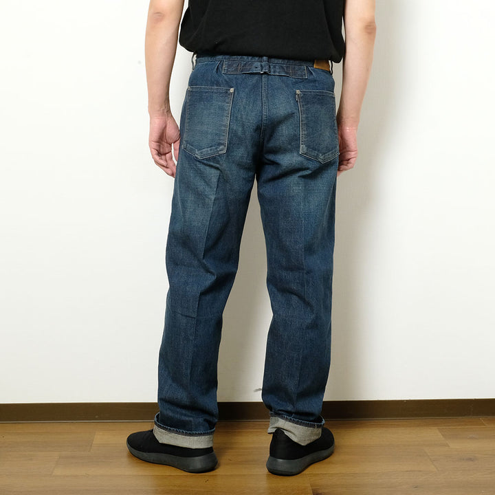 OLD JOE BRAND - FLAT-BACK JEAN TROUSER 946 - FADE INDIGO - 241OJ-PT05