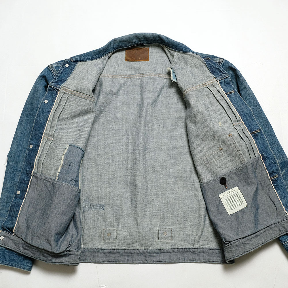 OLD JOE BRAND - ONE POCKET JEAN JACKET (SCAR FACE &amp; PAINT) - 252OJ-JK29