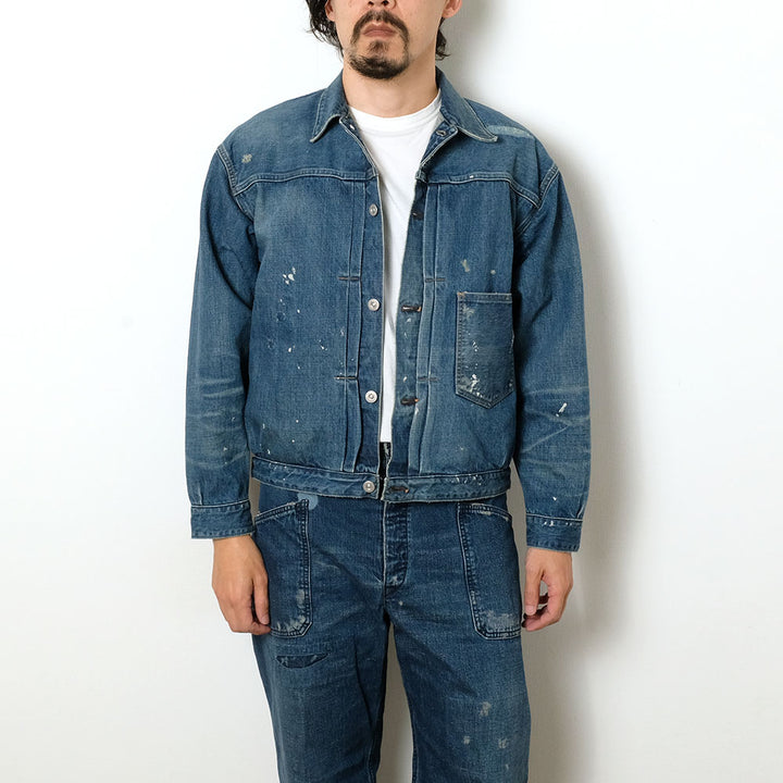 OLD JOE BRAND - ONE POCKET JEAN JACKET (SCAR FACE &amp; PAINT) - 252OJ-JK29