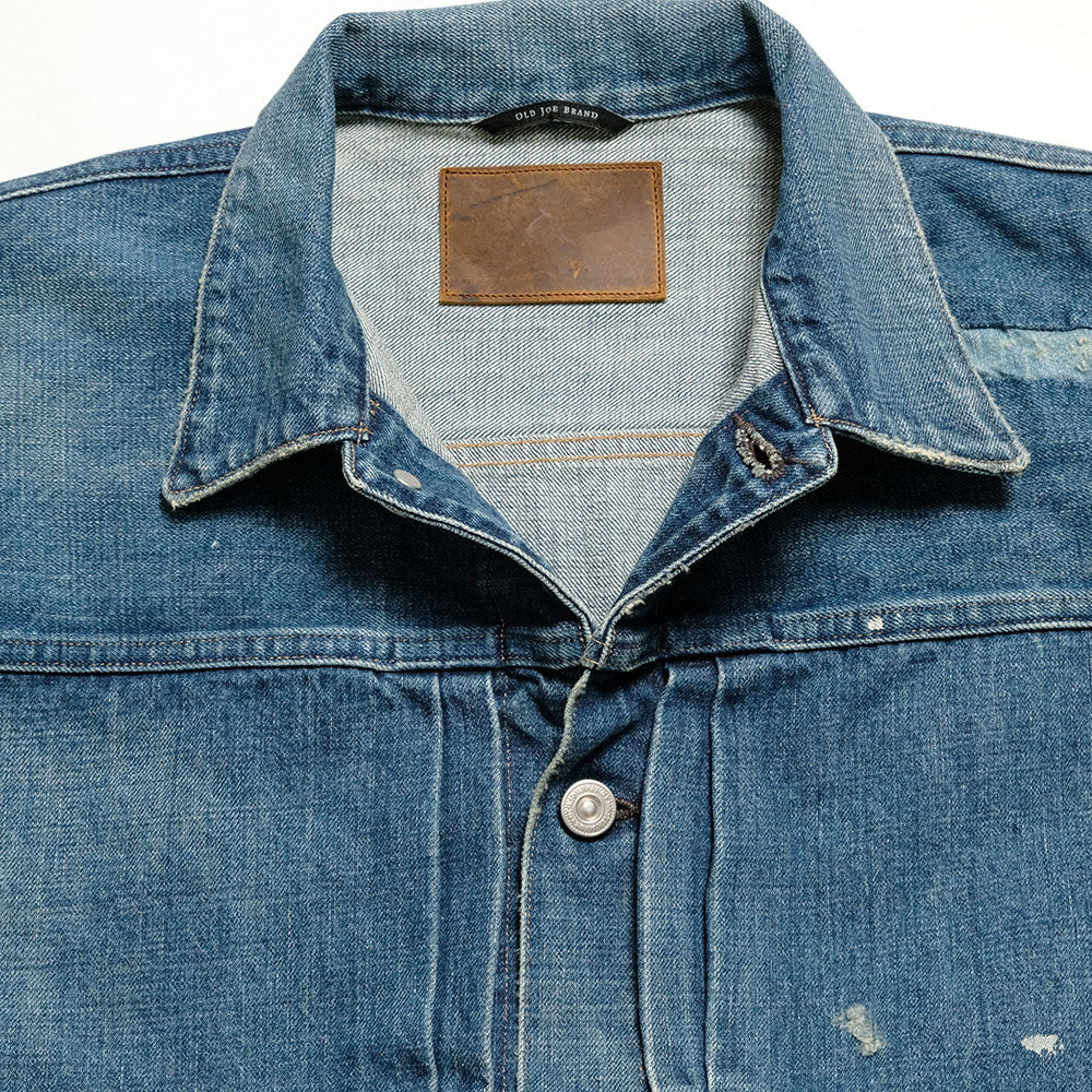 OLD JOE BRAND - ONE POCKET JEAN JACKET (SCAR FACE & PAINT