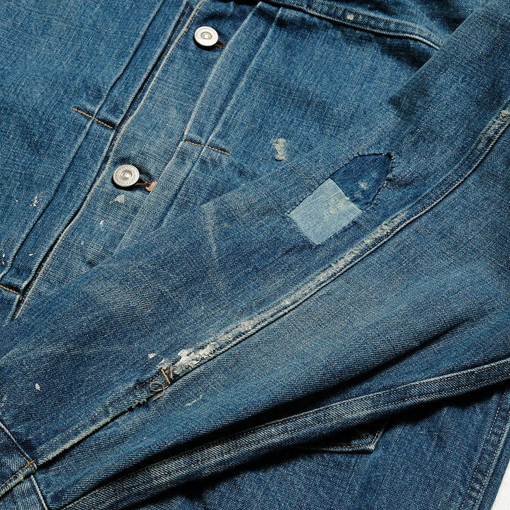 OLD JOE BRAND - ONE POCKET JEAN JACKET (SCAR FACE &amp; PAINT) - 252OJ-JK29