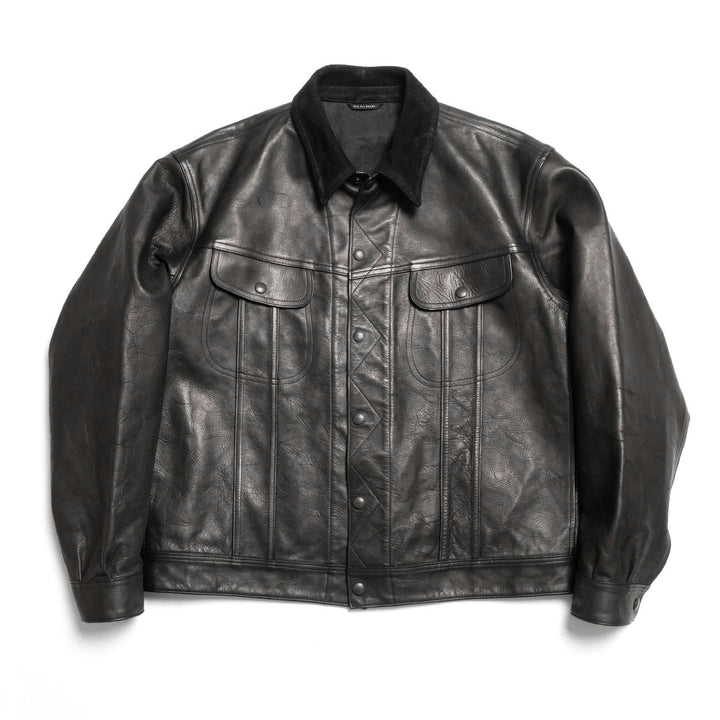 OLD JOE BRAND - PATINA HORSE-HIDE ROPER JACKET - 261OJ-JK17