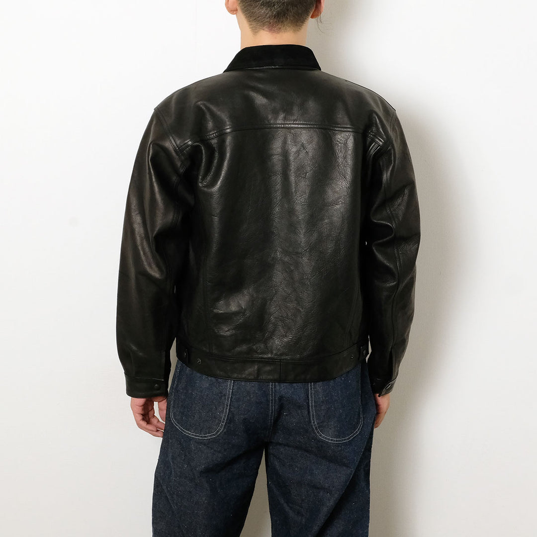 OLD JOE BRAND - PATINA HORSE-HIDE ROPER JACKET - 261OJ-JK17