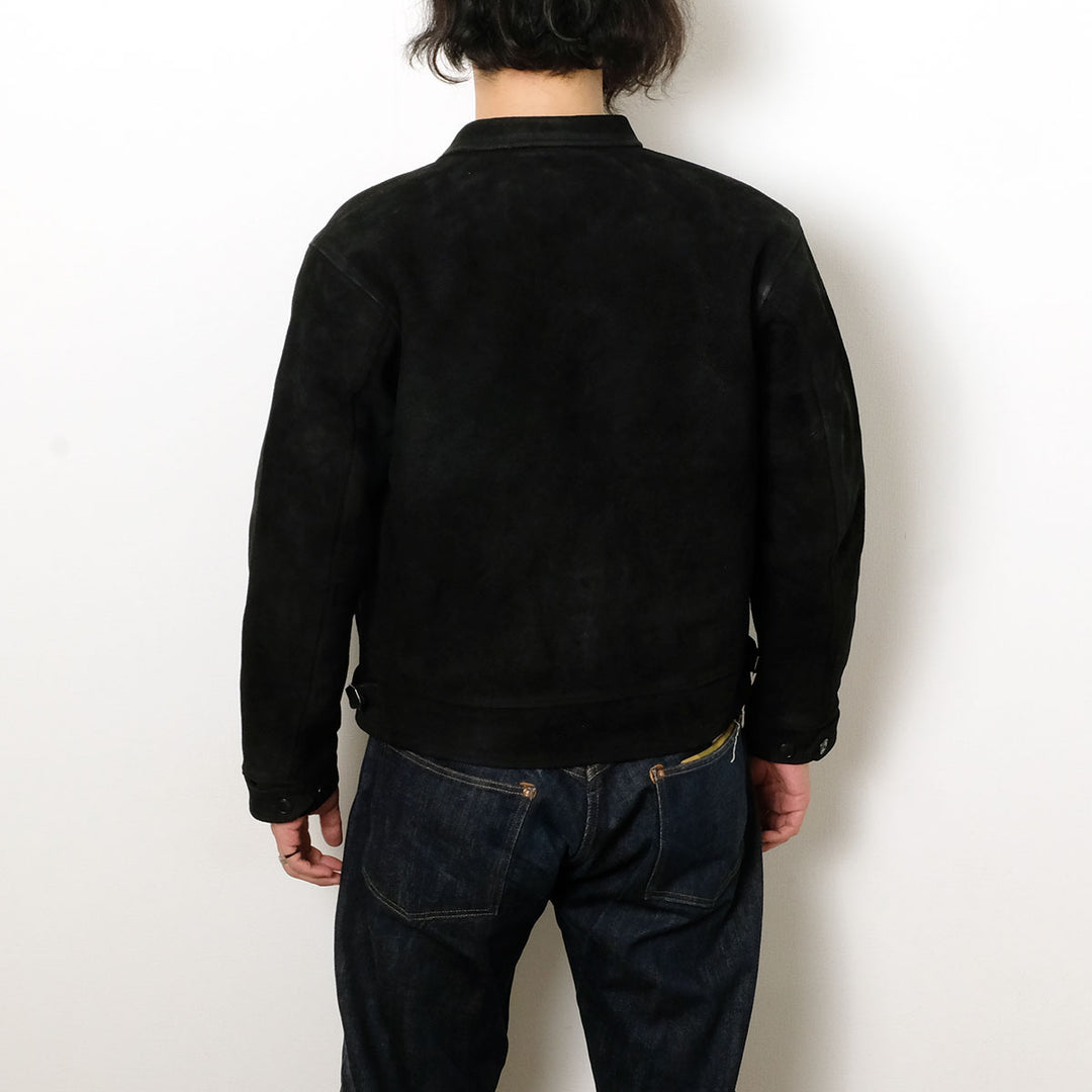 OLD JOE - PATINA HORSE-HIDE COSSAK JACKET (ROUGH-OUT) - 261OJ-JK22