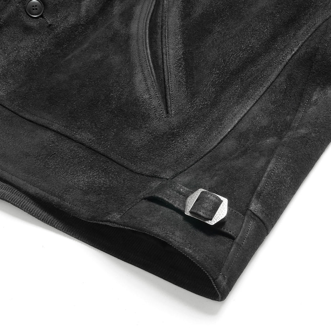 OLD JOE - PATINA HORSE-HIDE COSSAK JACKET (ROUGH-OUT) - 261OJ-JK22