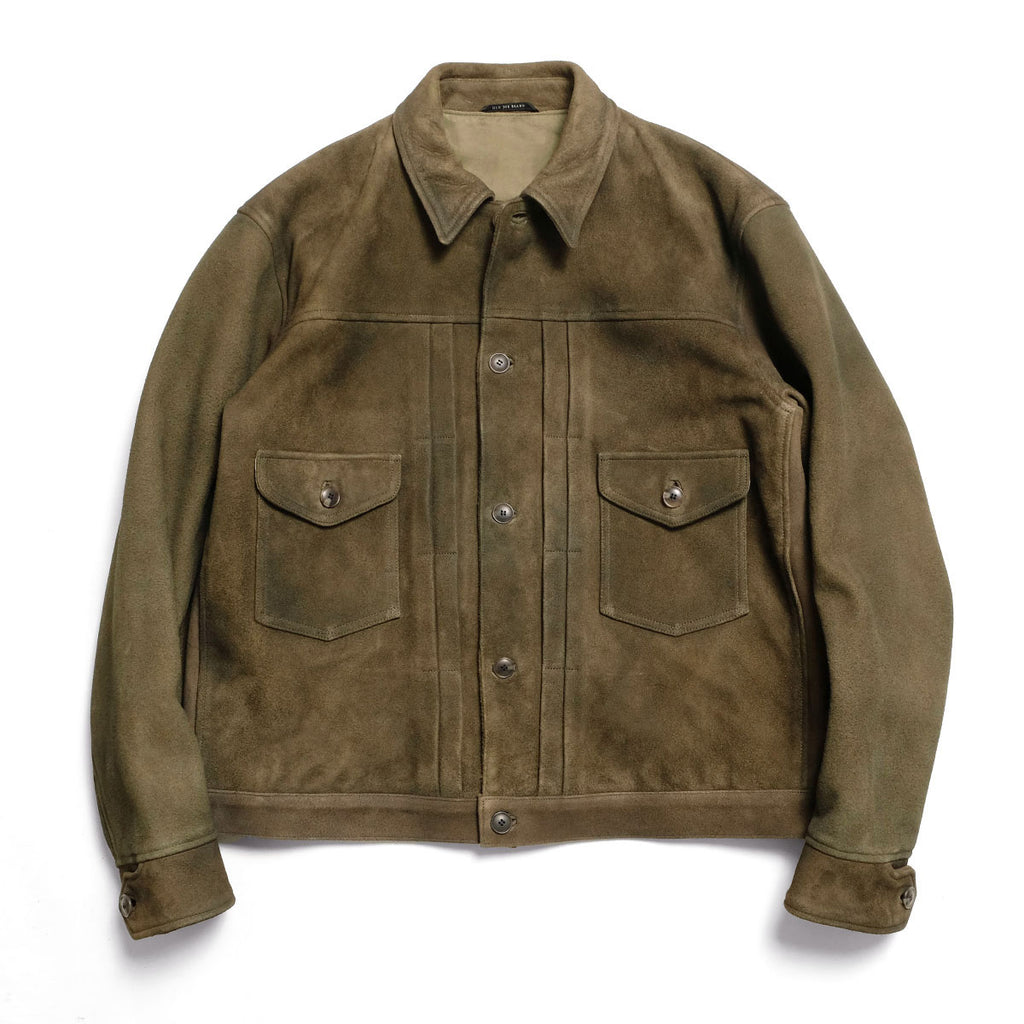 OLD JOE - PATINA DEER-SKIN JEAN JACKET (SUEDE) - 261OJ-JK23
