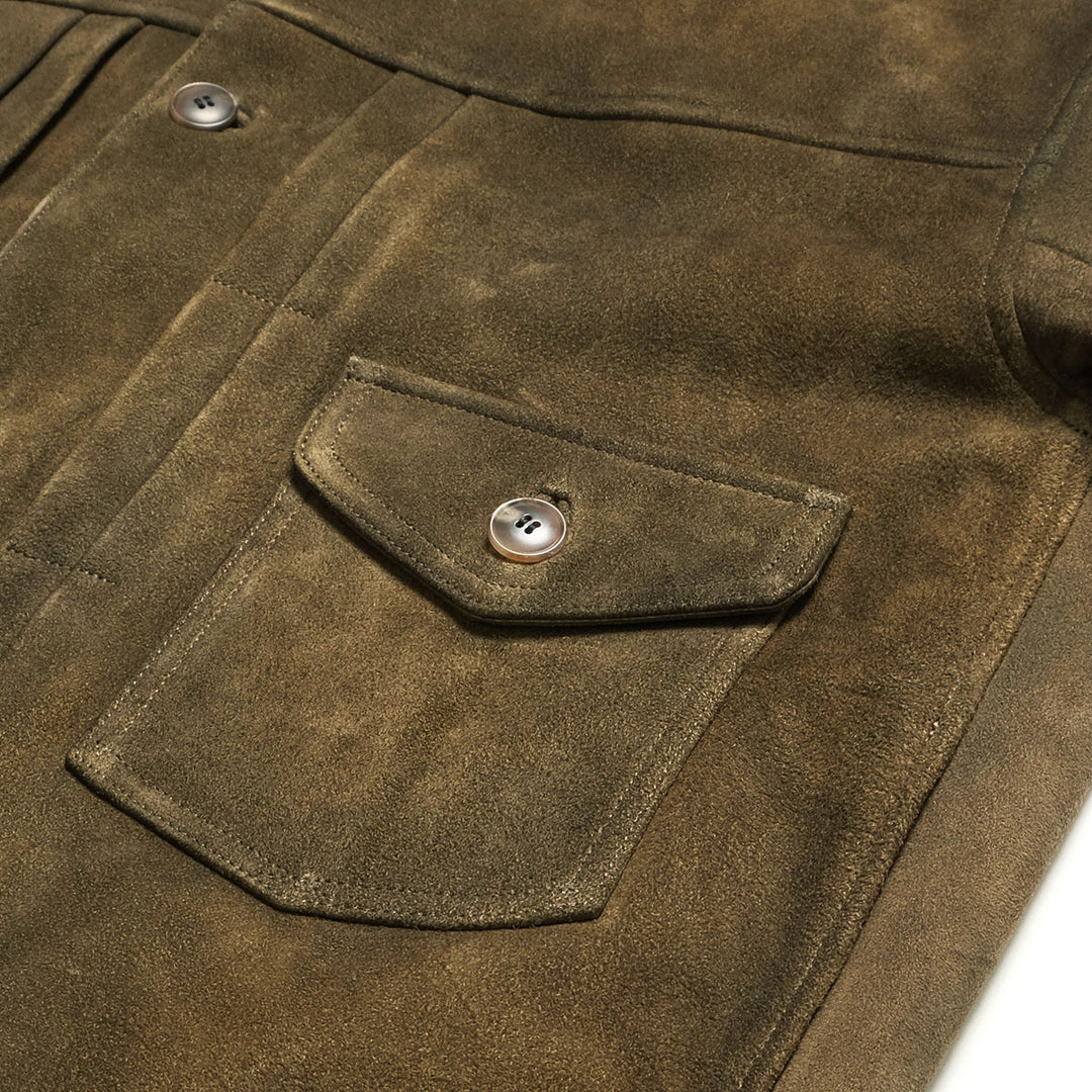 OLD JOE - PATINA DEER-SKIN JEAN JACKET (SUEDE) - 261OJ-JK23
