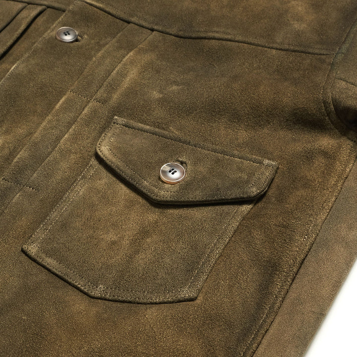 OLD JOE - PATINA DEER-SKIN JEAN JACKET (SUEDE) - 261OJ-JK23