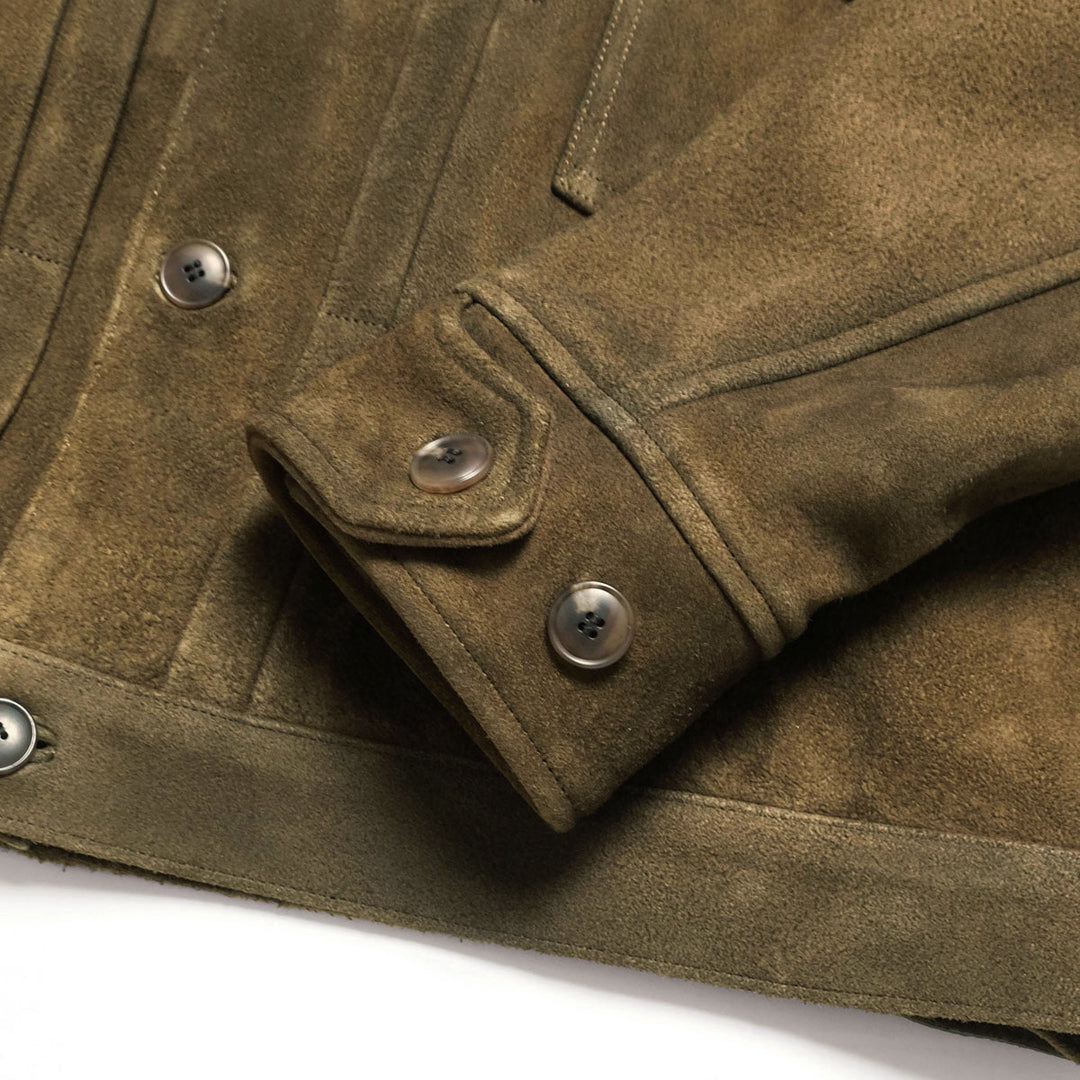 OLD JOE - PATINA DEER-SKIN JEAN JACKET (SUEDE) - 261OJ-JK23