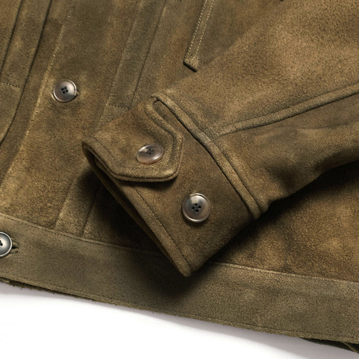 OLD JOE - PATINA DEER-SKIN JEAN JACKET (SUEDE) - 261OJ-JK23