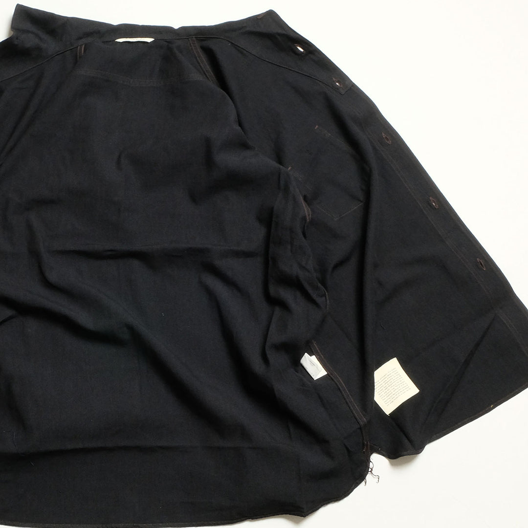 OLD JOE BRAND - CAMP COLLAR MARINE SHIRTS - Long-Sleeve - Black - 261OJ-SH05