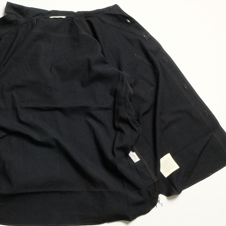 OLD JOE BRAND - CAMP COLLAR MARINE SHIRTS - Long-Sleeve - Black - 261OJ-SH05