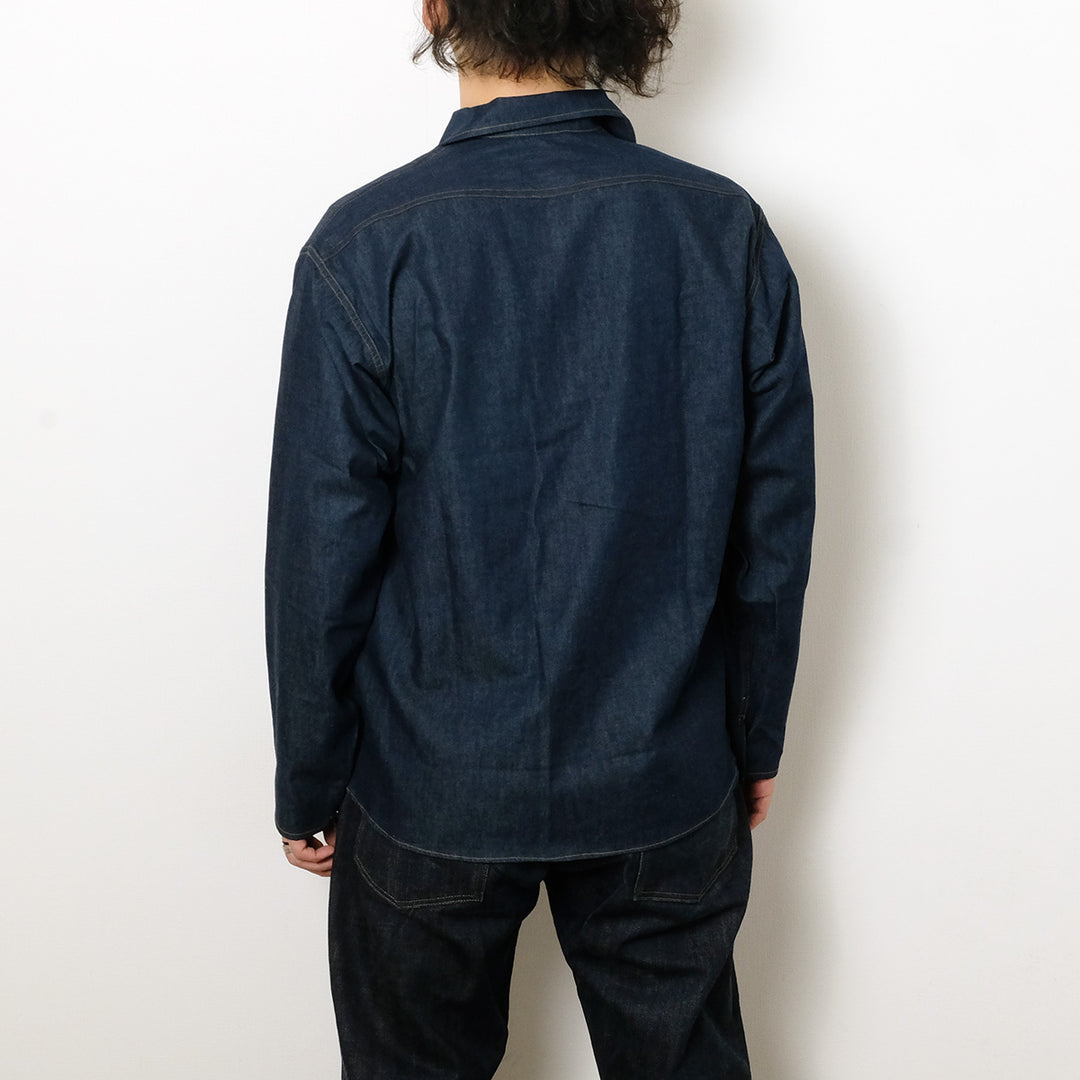 OLD JOE BRAND - CAMP COLLAR MARINE SHIRTS - Long-Sleeve - Indigo - 261OJ-SH05