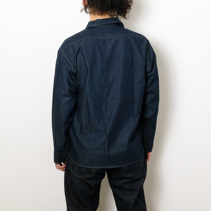 OLD JOE BRAND - CAMP COLLAR MARINE SHIRTS - Long-Sleeve - Indigo - 261OJ-SH05