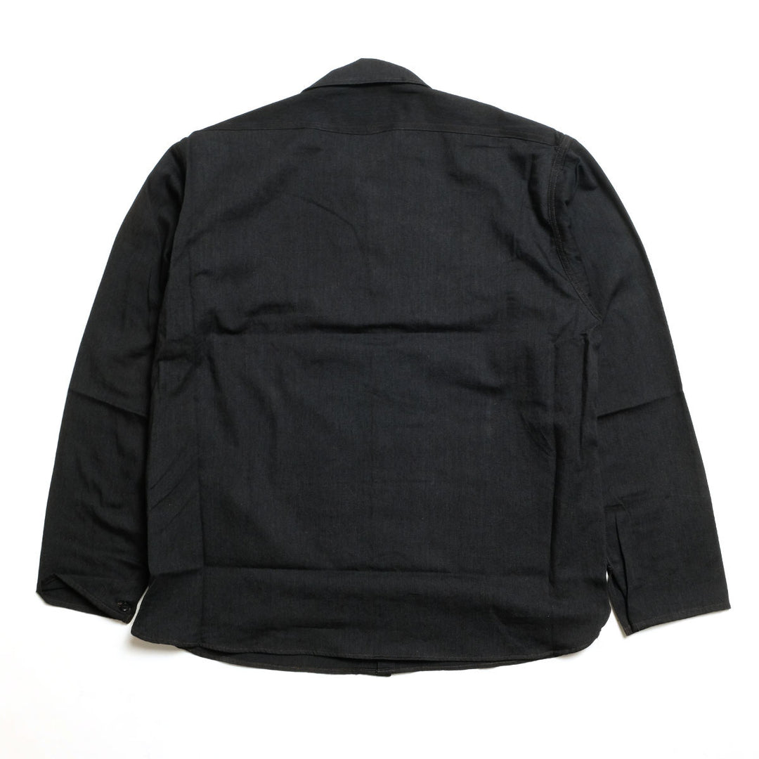 OLD JOE BRAND - CAMP COLLAR MARINE SHIRTS - Long-Sleeve - Black - 261OJ-SH05