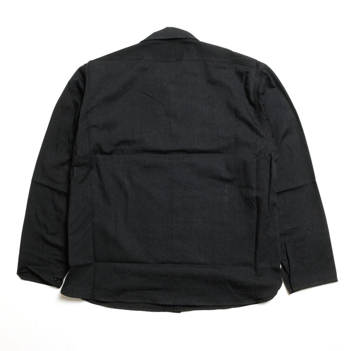 OLD JOE BRAND - CAMP COLLAR MARINE SHIRTS - Long-Sleeve - Black - 261OJ-SH05