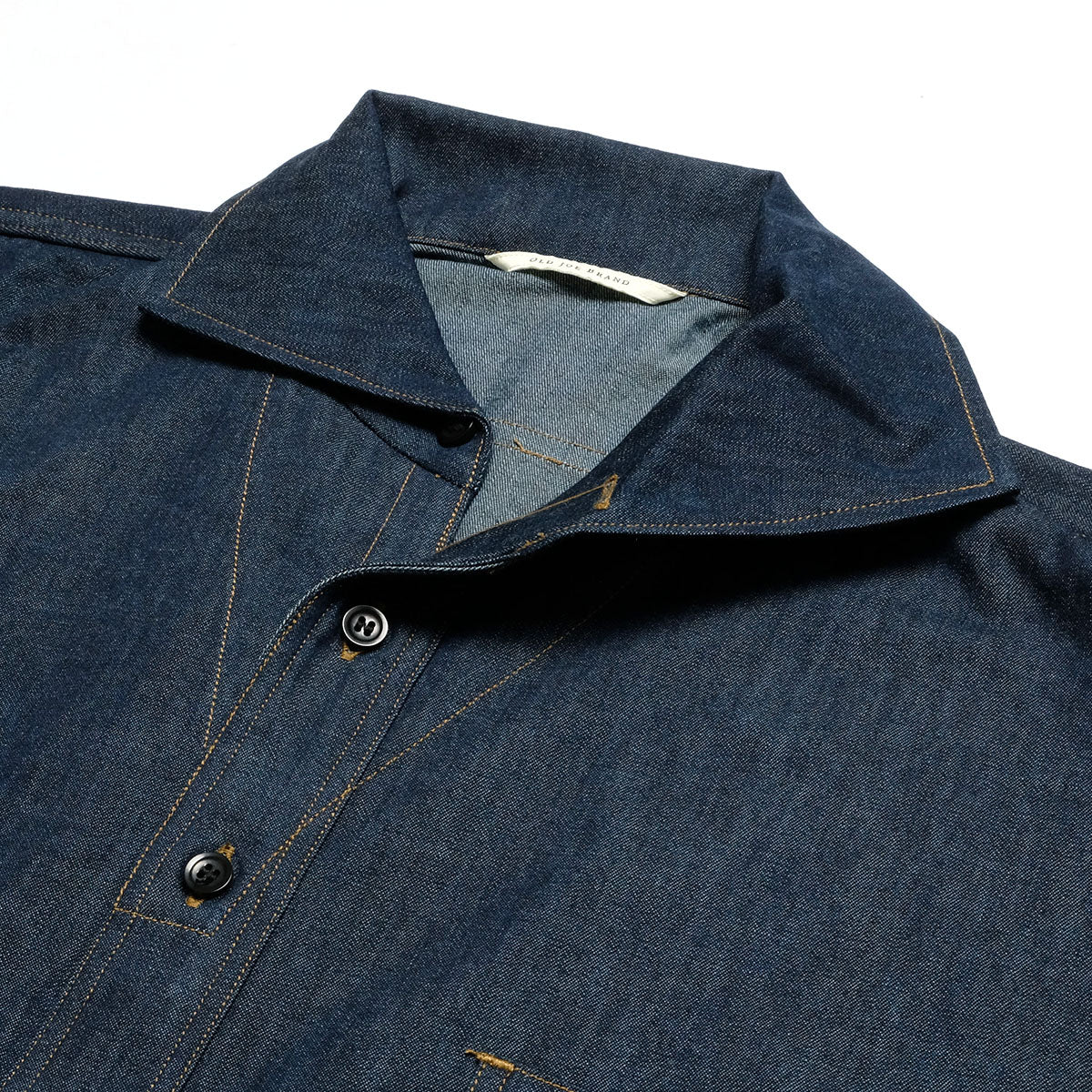 OLD JOE BRAND - CAMP COLLAR MARINE SHIRTS - Long-Sleeve - Indigo