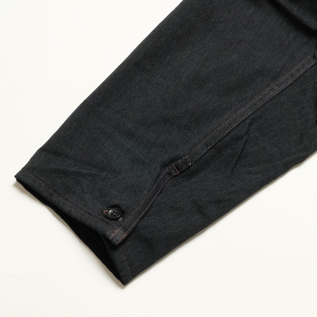 OLD JOE BRAND - CAMP COLLAR MARINE SHIRTS - Long-Sleeve - Black - 261OJ-SH05