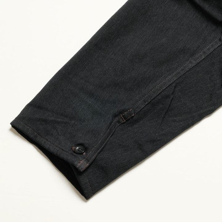 OLD JOE BRAND - CAMP COLLAR MARINE SHIRTS - Long-Sleeve - Black - 261OJ-SH05