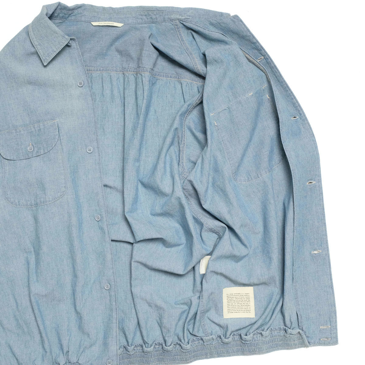 OLD JOE BRAND - GATHERED WAIST MARLBORO SHIRTS (Short-sleeve