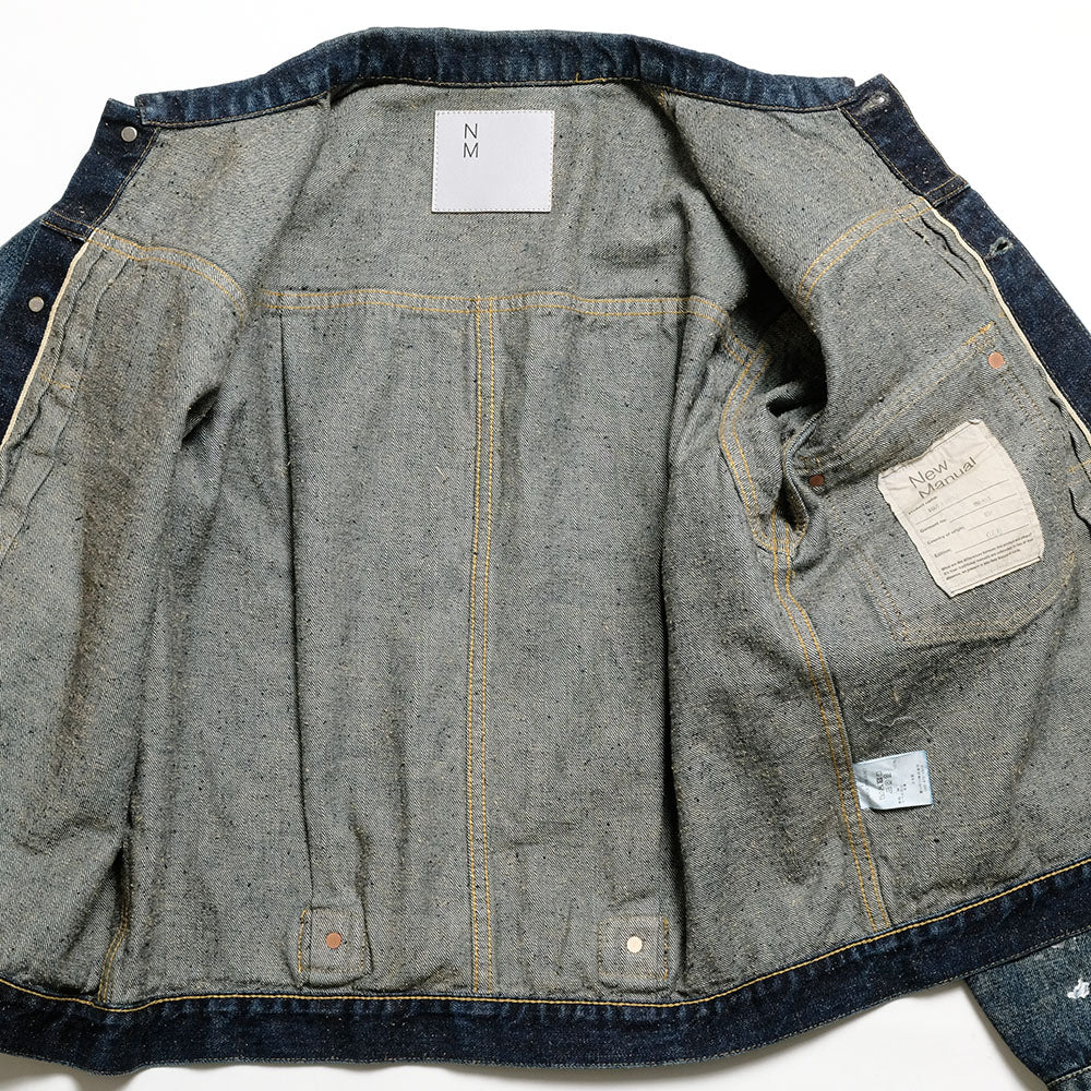 New Manual - #001 T-BACK DENIM JACKET - 26SSJK-YY01