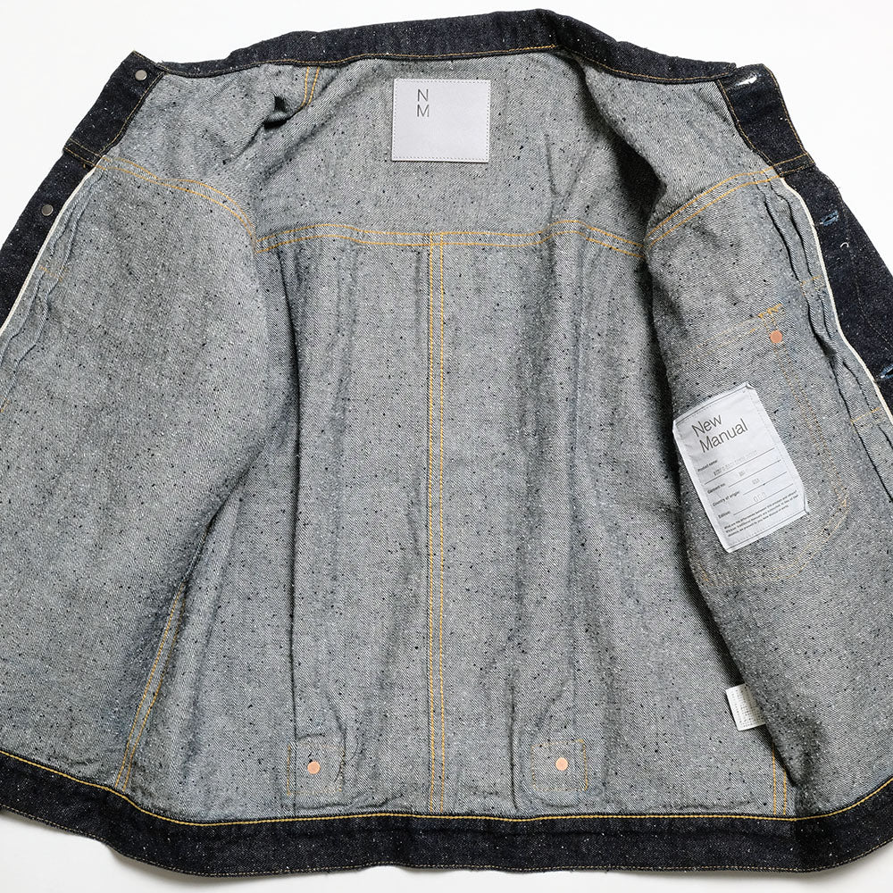 New Manual - #001 T-BACK DENIM JACKET - ONE WASHED - 26SSJK-YY01-OW