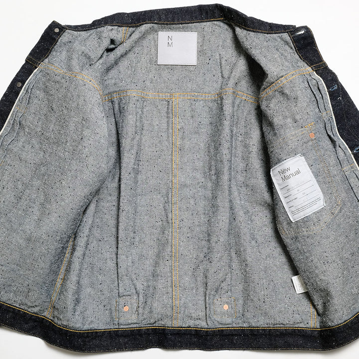 New Manual - #001 T-BACK DENIM JACKET - ONE WASHED - 26SSJK-YY01-OW