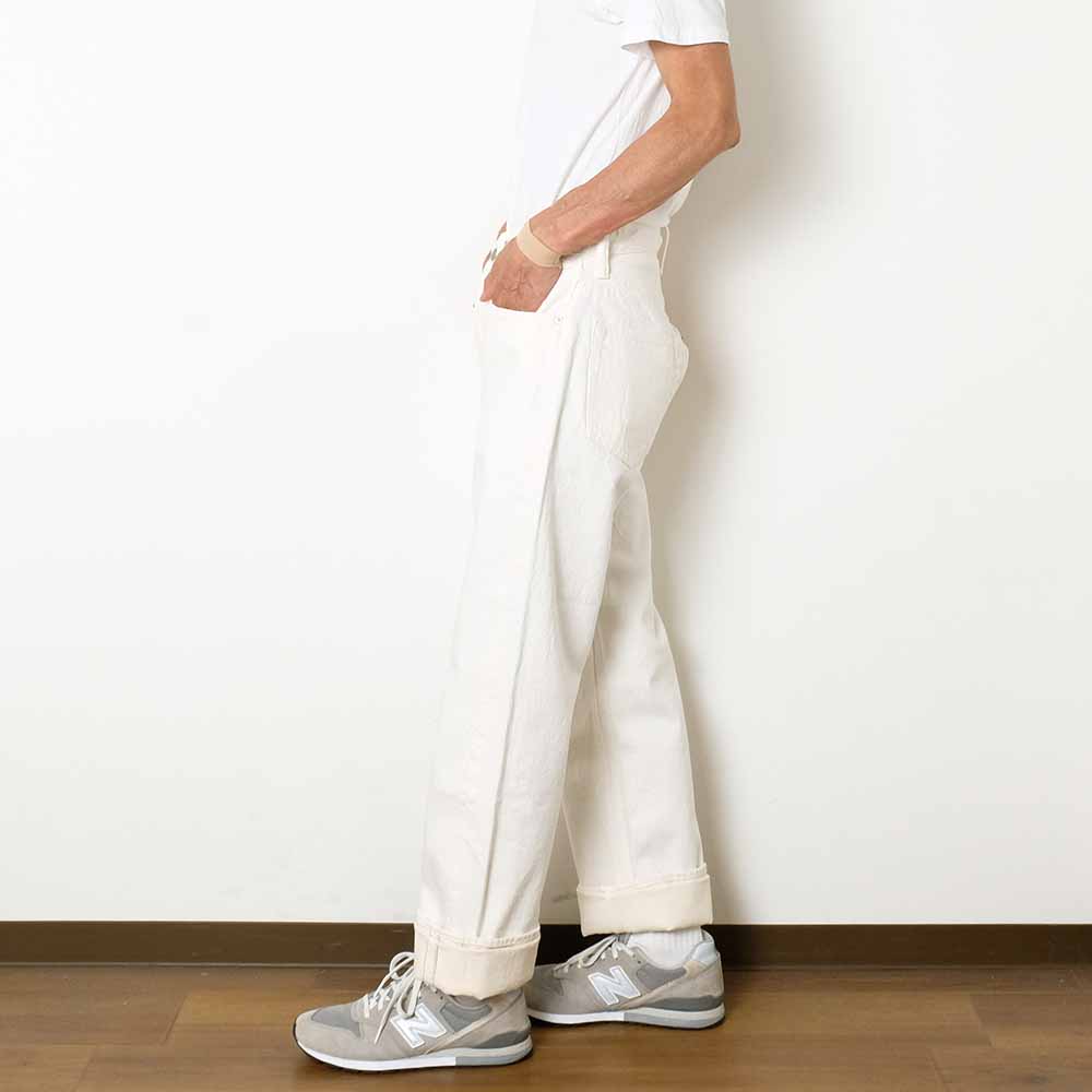 SUGAR CANE - 13oz. WHITE DENIM - 1947 MODEL - REGULAR STRAIGHT - SC42560