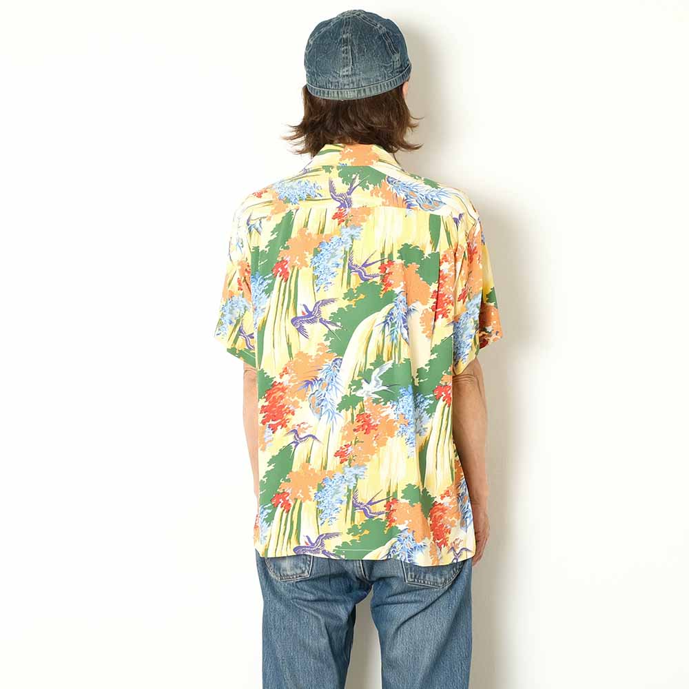 SUN SURF - S/S RAYON HAWAIIAN SHIRT - SWALLOW WILDLY FLUTTERING - SS39426