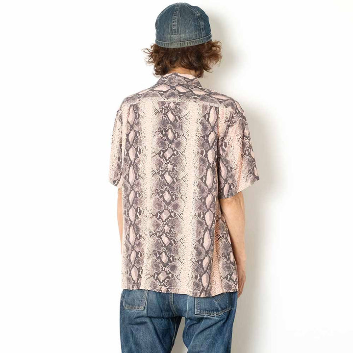 STAR OF HOLLYWOOD - HIGH DENSITY RAYON OPEN SHIRT - SNAKE - SH39314