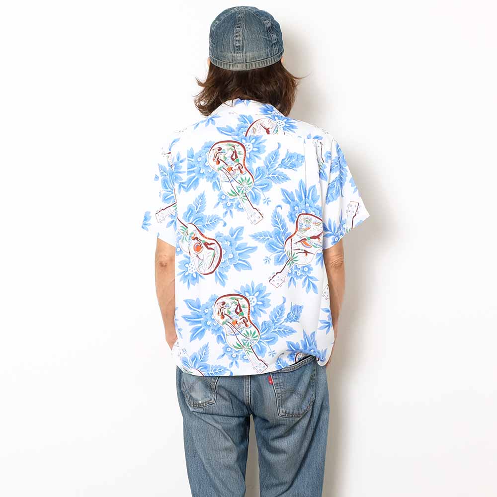 SUN SURF - S/S RAYON HAWAIIAN SHIRT - UKULELE MELODY - SS39613