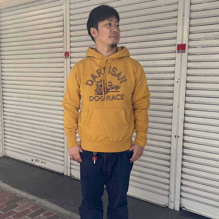 STUDIO D’ARTISAN - PRINT HOODIE - DOG RACE - 8194B