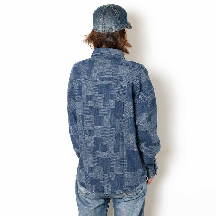 KOROMO ZAKURA - Patch Work Jacquard - Shirt Jacket - SA1753