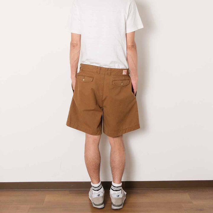 BIG JOHN - WILD DUCK CANVAS SHORTS - M7014RC